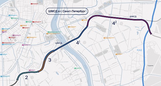 Широтная магистраль скоростного движения. Подготовка территории строительства