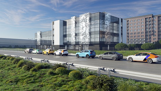 Здание крытого спортивного комплекса