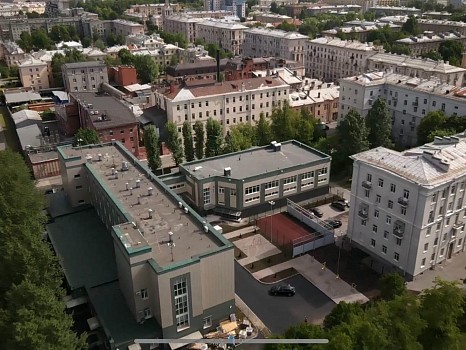 Здание бассейна на Турбинной ул.